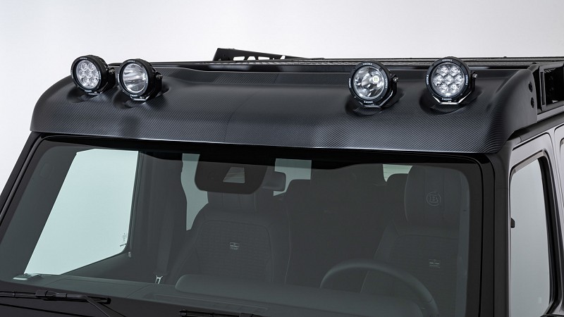 Photo of Brabus Carbon Wind Deflector with LED Headlights for the Mercedes Benz G63 AMG (W463A) - Image 1